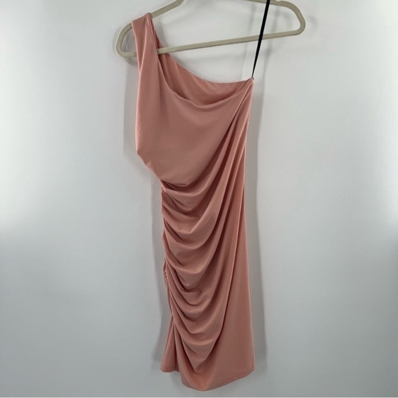 Michael Costello x Revolve NWT Kimberly Mini Dress in Light Mauve size Small - Picture 8 of 9